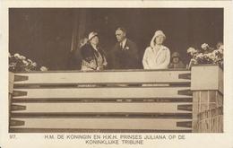 NETHERLANDS Unused Official Olympic Postcard Nr. 97 With The Queen And Prinses Juliana On Royal Tribune - Ete 1928: Amsterdam