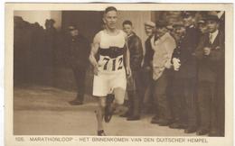 NETHERLANDS Unused Official Olympic Postcard Nr. 105 With Entrance Of Hempel Germany In The Marathon. - Summer 1928: Amsterdam