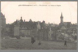 CPA 35 - Chateaugiron - Vue Générale - Le Château Et L'Eglise - Châteaugiron