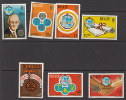 1981 Belize Rotary International Health  Complete Set Of 7   MNH - Belize (1973-...)