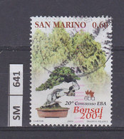 SAN MARINO      2004	Bonsai  0,60 Usato - Gebruikt