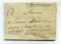 LAS Du  Bailly De Murgore, Grand Bailly De Lyon / Dept Du Rhone / 30 Octobre 1775 / Cachet De Cire Complet Au Verso - 1701-1800: Vorläufer XVIII