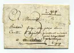 4 MONT DAUPHIN   / Dept Des Hautes Alpes / Ecrite De Briancon Le 22 Juin 1818 - 1801-1848: Précurseurs XIX