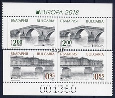 Bulgaria/ Bulgarie - Europa Cept 2018 Year - 2 Sets From Booklet MNH** - 2018