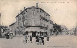 33-LIBOURNE- RUE CHANZY ET LA GARE - Libourne