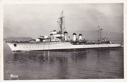 Carte Photo Combier,BATEAU DE GUERRE FRANCE,TORPILLEUR,LE MARS,TOULON,VAR,MER - Guerre