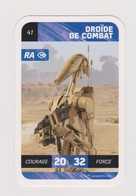 CARTE STAR WARS LECLERC    DROIDE DE COMBAT   41 - Star Wars