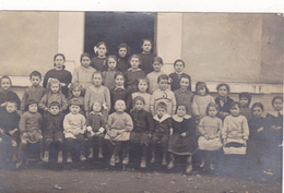 CARTE PHOTO,ECOLE,CLASSE,1941,HAUTE SAVOIE,74,FAVERGES,ENFANT,FIILLES,FILLE,GARCON - Faverges