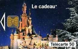 Télécarte 50 : Le Cadeau (partenariat France Telecom Eurodisney) - Disney