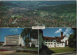 Wettingen - Rathaus Und Klosterkirche - Photo: H. Schmidli - Wettingen