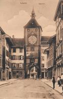 LIESTAL → Rathausstrasse Mit Obertor Und Passanten Anno 1910 - Liestal