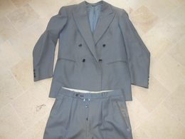 Costume Gris Veste Pantalon Ancien Usagé- - Completi