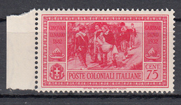 Emissioni Generali - Cinquantenario Garibaldino (1932) - 75 Cent. ** - Emisiones Generales