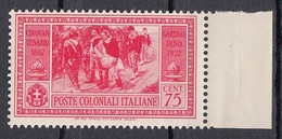 Emissioni Generali - Cinquantenario Garibaldino (1932) - 75 Cent. ** - Emisiones Generales