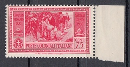 Emissioni Generali - Cinquantenario Garibaldino (1932) - 75 Cent. ** - Emisiones Generales