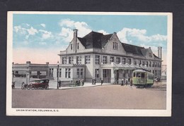 Vente Immediate Union Station Columbia S.C. ( Tramway Gare Chemin De Fer ) - Columbia