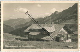 Schwarzwasserhütte - Walmerdingerhorn - Foto-Ansichtskarte - Kleinwalsertal