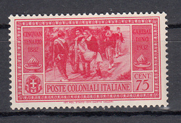 Emissioni Generali - Cinquantenario Garibaldino (1932) - 75 Cent. ** - Emisiones Generales