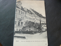 ANCIENT AND VERY BEAUTIFUL NEW SMALL  POSTCARD OF HALL IN GERMANY...9 X 14 Cm. BELLISSIMA DI HALL..NUOVA - Halle I. Westf.