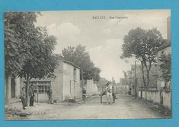 CPA Attelage Rue Principale SAULZET 03 - Other & Unclassified