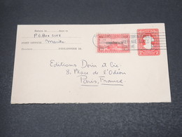 PHILIPPINES - Entier Postal + Complément De Manille Pour La France En 1938 - L 16943 - Philippinen