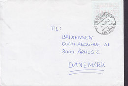 France GENEVE 1988 Cover Lettre AARHUS Denmark ATM / Frama Label Franking - Automatenmarken