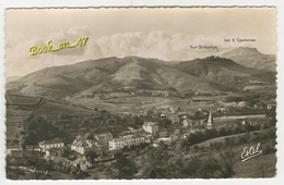 Delcampe - {70553} 64 Pyrénées Atlantiques Béhobie Vue Générale Au Loin Fort Saint Martial Et Mont Des 3 Couronnes. " En Baisse " - Béhobie