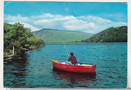 Circulated Postcard - Fishing On Lough Dan , Ireland - Wicklow