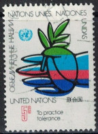 Nations Unies 1979 Oblitéré Used To Practice Tolerance Pratiquer La Tolérance Y&T NT-NY 296 - Oblitérés