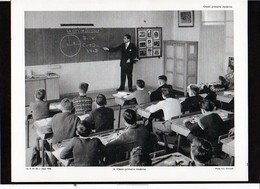 Photographie Pédagogique 1956 / Enseignement / Classe Primaire Moderne - Reproductions