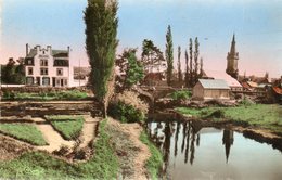 CPSM Dentellée - GOUAREC (22) - Aspect De L'Hôtel Et De La Rivière Le Blavet Dans Les Années 50 - Gouarec