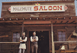 United States PPC Alaska The Malemute Saloon Cripple Creek Resort Near Fairbanks Moose Elk Cachet (2 Scans) - Fairbanks