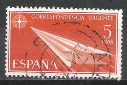 Spain 1965. Scott #E24 (U) ''Flight'' URGENTE - Eilbriefmarken