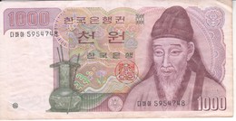 2190   KOREA  1000  WON - Korea, Zuid