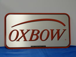 Plaque Métal "OXBOW" - Plaques En Tôle (après 1960)