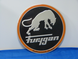 Plaque Métal "FURYGAN" - Plaques En Tôle (après 1960)