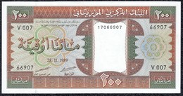 Mauritania 200 Ouguiya 1989 *UNC* Banknote - Mauritanië