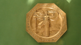 Maidaille 75e Anniversaire Des Assurances La Providence, Vide-poche, Signé  P. Turin - Bronzen