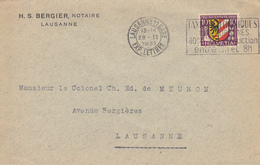 Enveloppe   SUISSE     PRO  JUVENTUTE    LAUSANNE   1931 - Cartas & Documentos