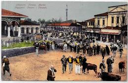 CPA Albanie Albania Non Circulé Marché Métier TIRANA - Albania