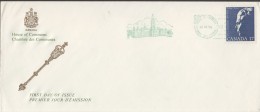 1980  John Diefenbaker, Prime Minister  Sc 859  House Of Commons FDC - 1971-1980