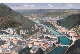 Cpa,allemagne,rhénanie Palatinat,bad Ems,rivière Lahn, - Bad Ems