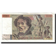 France, 100 Francs, 100 F 1978-1995 ''Delacroix'', 1987, TTB+, Fayette:69.11 - 100 F 1978-1995 ''Delacroix''