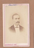 Ancienne Photo CDV Portrait Homme (Chervais ?) Photographie Du Globe, Alexandre Et Cie, Paris - Antiche (ante 1900)