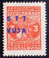 TRIESTE - SLOVENIA - VUJA - ERROR - MOVED Ovpt: - **MNH - 1949 - Ungebraucht