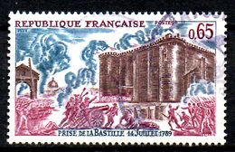 FRANCE. N°1680 Oblitéré De 1971. Prise De La Bastille. - Rivoluzione Francese