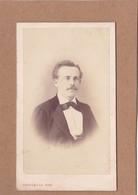 Photo Ancienne CDV Portrait Homme, Crépin Et Fils Photo, Athenée Photographique - Antiche (ante 1900)
