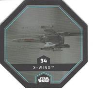 JETON LECLERC STAR WARS   N° 34  X - WING - Power Of The Force
