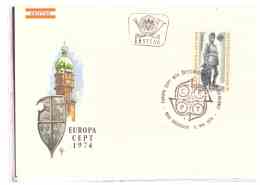 AU1331    -    INNSBRUCK  8.5.74   /      FDC    EUROPA CEPT 74 - 1974