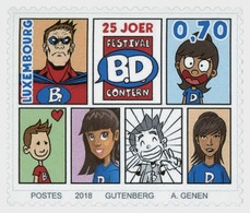 Luxemburg / Luxembourg - Postfris/MNH - 25 Jaar Comic Book Festival 2018 - Nuovi